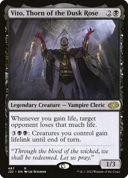 [MTG] Vito, Thorn of the Dusk Rose (487) (J22) NM - Image 1