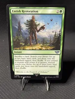 Entish Restoration – LTR #163 | MTG Lord of the Rings | Green Ramp Spell - Image 1