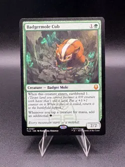 MTG Magic the Gathering Badgermole Cub Avatar The Last Airbender NM New - Image 1