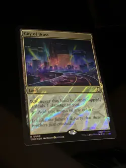 City of Brass #62 Rare (Surge Foil) - Commander: Teenage Mutant Ninja Turtles - Image 1