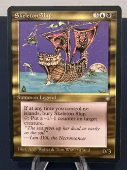 MTG - Magic The Gathering - Skeleton Ship - Ice Age - NP/NM! - Image 1