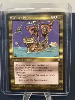MTG - Magic The Gathering - Skeleton Ship - Ice Age - NP/NM! - Image 3