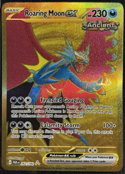Roaring Moon EX 262/182 - Hyper Rare Paradox Rift Pokemon TCG 2023 - NM Card - Image 1