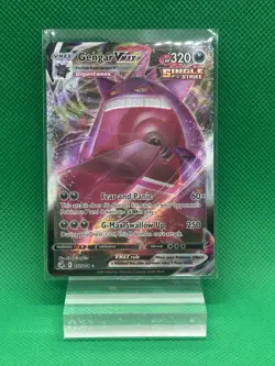 Pokemon TCG Gengar VMAX 157/264 Fusion Strike Ultra Rare Full Art Holo Card NM - Image 1