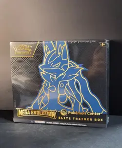 Pokemon Center Mega Evolutions Lucario Sealed ETB - Fast Delivery 🚚 📦✅ - Image 1