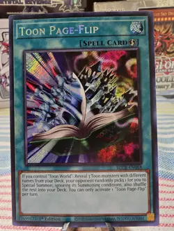 Yugioh: Toon Page-Flip - BLCR-EN068 - Secret Rare - 1st Edition - NM - Image 1