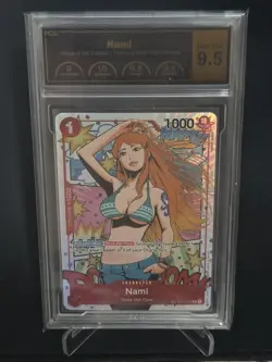 One Piece Nami ST01-007 OP-06 TR Treasure Rare Alt Art NM - Image 1