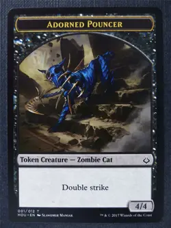 Adorned Pouncer Token - Mtg Card #1TE - Image 1