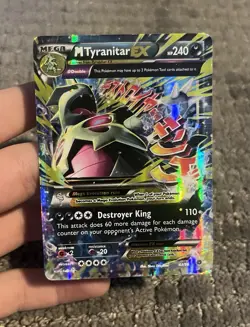 Mega Ex Pokemon Card Lot 5 Ultra Rare Tyranitar, Blastoise, Venusaur - Image 4