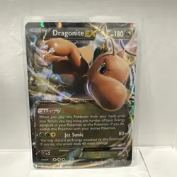 Pokemon Card Dragonite EX 74/111 Furious Fists Half Art Ultra Rare Light Play/NM - Image 1