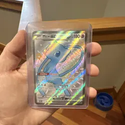 Pokemon TCG Mew ex 216/091 SV: Paldean Fates Holo Shiny Ultra Rare 180 HP Card - Image 1
