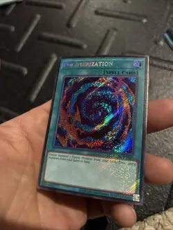 Yu-Gi-Oh! LCKC-EN026 Polymerization Secret Rare Card - Image 1