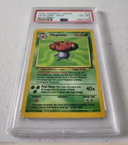 Vileplume 15/64 - Jungle Set *PSA 6 - EX-MT* No Symbol Error Holo Pokemon Card - Image 2