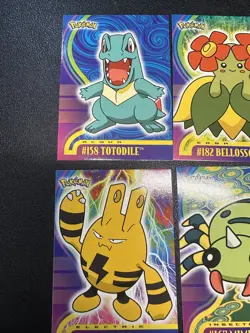 Totodile Topps Pokemon TV Animation Edition Johto Series 1 Lot Of 6 Cards - Image 2