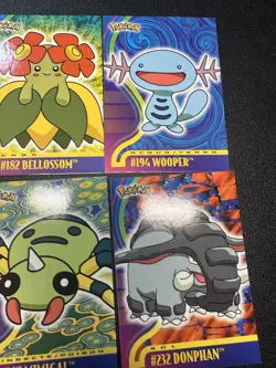 Totodile Topps Pokemon TV Animation Edition Johto Series 1 Lot Of 6 Cards - Image 4