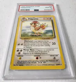Pidgeotto 22/102 - Base Set *PSA 10 - GEM MINT* Rare Pokemon Card - Image 2