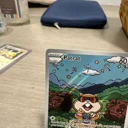 Pokemon TCG Patrat White Flare 152/086 Illustration Rare NM Card - Image 3