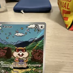 Pokemon TCG Patrat White Flare 152/086 Illustration Rare NM Card - Image 4