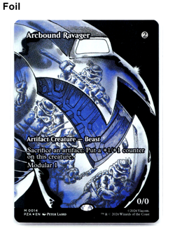 Arcbound Ravager (Borderless FOIL) Teenage Mutant Ninja Turtles Eternal-Legal NM - Image 1