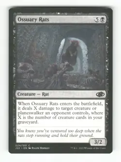 Ossuary Rats C Jumpstart 2022 24 NM Normal MTG - Image 1