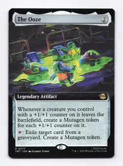 The Ooze (Extended Art) 0277 (R) MTG Teenage Mutant Ninja Turtles (TMT) - Image 1