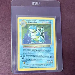 Pokemon Blastoise Base Set Holo Shadowless Card 2/102 Wizards of the Coast - Image 1