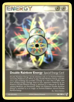 Pokemon Tcg Double Rainbow Energy #88 Pokemon Crystal Guardians MP - Image 1
