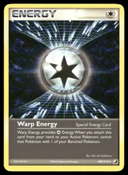 Pokemon Tcg Warp Energy #100 Pokemon Unseen Forces LP - Image 1