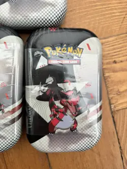 Pokemon TCG Unova Black Bolt & White Flare Mini Tin - Krookodile & Excadrill x 3 - Image 3