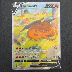 Pokemon Charizard V SWSH260 Sword & Shield Promo Full Art Holo NM/NM+ - Image 1