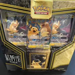 Pokemon Pikachu Zekrom-GX TCG League Battle Deck Factory Sealed From 2020 - Image 1