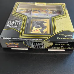 Pokemon Pikachu Zekrom-GX TCG League Battle Deck Factory Sealed From 2020 - Image 2