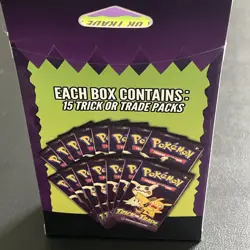 Pokemon TCG Trick or Trade Box Pikachu Mimikyu 15 Booster Packs English - Image 3