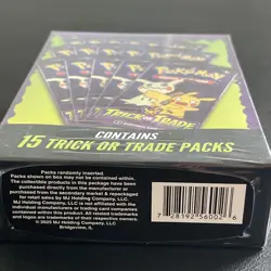 Pokemon TCG Trick or Trade Box Pikachu Mimikyu 15 Booster Packs English - Image 4