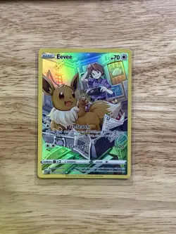 Eevee TG11/TG30 Swsh09: Brilliant Stars Trainer Gallery Holo Ultra Rare Pokemon - Image 1