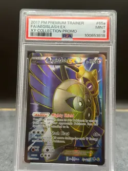 PSA 9 Aegislash EX FA XY Collection Promo #65a Pokemon Premium Trainer - Image 1