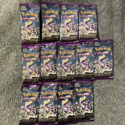 POKEMONS 13 PACK SCARLET AND VIOLET BOOSTER PACKS!! 13 PACKS MUST GO 🔥🔥 - Image 2