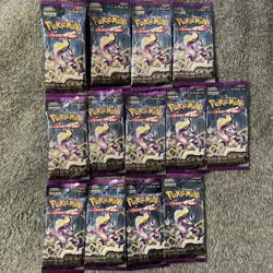 POKEMONS 13 PACK SCARLET AND VIOLET BOOSTER PACKS!! 13 PACKS MUST GO 🔥🔥 - Image 3