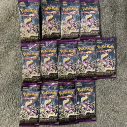 POKEMONS 13 PACK SCARLET AND VIOLET BOOSTER PACKS!! 13 PACKS MUST GO 🔥🔥 - Image 4