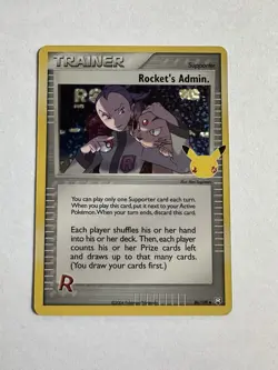 Rocket's Admin - 86/109 Celebrations Classic Collection - Pokemon TCG - NM - Image 1