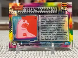 1999 Pokemon the Movie (Mewtwo Strikes Back) #27 (Stealing Pokemon) Blue Logo NM - Image 2
