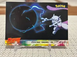 1999 Pokemon First Movie (Mewtwo Strikes Back) #33 (Psychic Showdown) Blue LP - Image 1