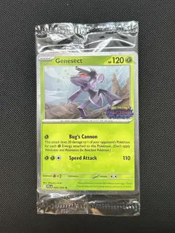 Genesect 008 Mega Evolution Phantasmal Flames SEALED stamped PROMO Pokemon TCG - Image 1