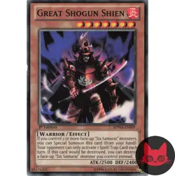 Yugioh Great Shogun Shien SDWA-EN009 Common 1st Edition LP - Image 1