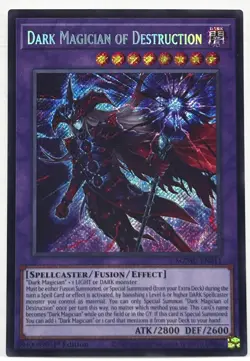 Yu-Gi-Oh Maze Of Muertos Dark Magician of Destruction Secret Rare MZMU-EN011 NM! - Image 1
