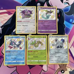 Pokemon TCG | Sword & Shield Shining Fates Baby Shiny Holo X5 Card Bundle - Image 1