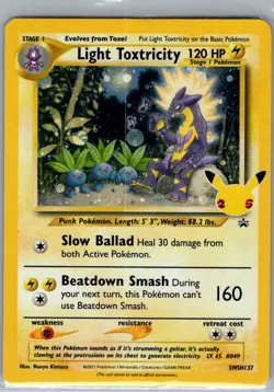 Light Toxtricity SWSH137 SWSH: Sword & Shield Promo Cards - Pokemon Card - LP - Image 1