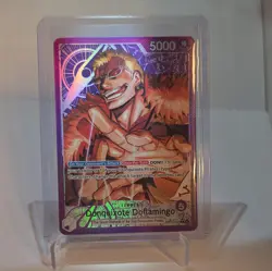 Op14-060 - Donquixote Doflamingo Leader Alt Art One Piece Card English - Image 1