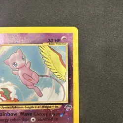 Pokemon TCG English NM Mew 1/18 Southern Islands Reverse Holo Rare Card WOTC - Image 3