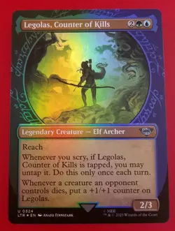 1x Legolas, Counter of Kills | FOIL Showcase | LTR: Tales of Middle-Earth | MTG - Image 1